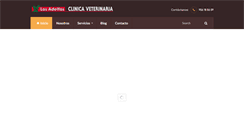 Desktop Screenshot of clinicaveterinarialasadelfas.com